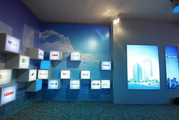 合肥科技公司展厅伙伴墙设计-合肥企业展厅展馆设计-合肥企业成果展厅设计-合肥产品展厅设计