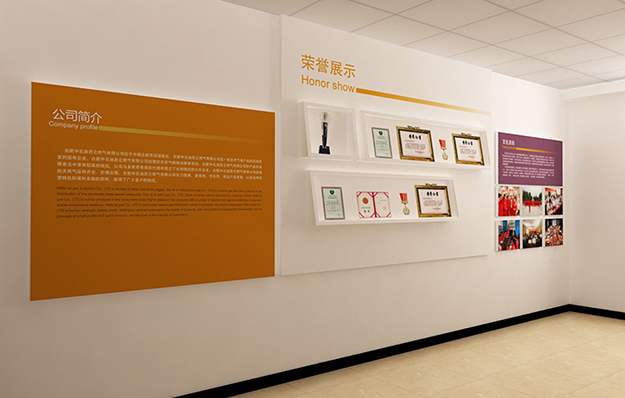 中石油企业荣誉墙设计-合肥企业文化装饰-环境文化设计-办公大楼文化建设-合肥企业文化设计