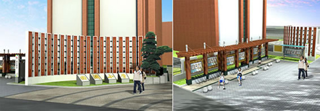 小学校园文化长廊设计-合肥校园文化景观设计-安徽校园环境文化建设-合肥校园文化建设工程-合肥校园文化布置-校园文化规划设计